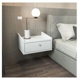 Hanah home Anel noćni ormarić, 45x22x35 cm, bijela | Eponuda.ba