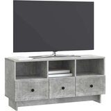 vidaXL TV omarica Betonsko siva 102 x 34,5 x 50 cm Inženirski les, (5000202751) | Shoptok.si