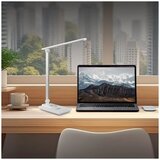  LED prigušiva stona lampa sa USB priključkom, LED/9W/230V, 3000K/4000K/5500K, bela | Eponuda.com