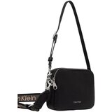 Calvin Klein Jeans Torbe WEBBING 2X STRAP CAMERA BAG LV04F3656G Črna Cene