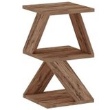 Hanah home Pomoćni stolić Albeni, 29,6x54,2x29,6 cm, Boja oraha | Eponuda.ba