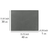 Wenko Siva gumena podloga za ocjeđivanje posuđa 40x30 cm Maxi – | shoptok.hr