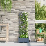 vidaXL Vrtne Sadilice Svjetlosiva Polipropilen 40 x 40 x 125.5 cm Cijene