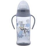 Lorelli Flašica za bebe sa ručkama i mekim kljunom My Friend, 350ml, Plava Cene