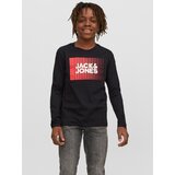 Jack & Jones Majica za dečake 12257361, Crna