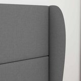  Uši uzglavlja Siva nijansa 80 x 23 x 6 cm tkanina | shoptok.hr