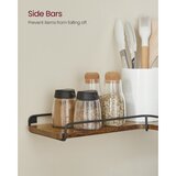  Set od 2 zidne police SHELFY, braon/crne | Eponuda.com