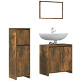  3-dijelni set kupaonskog namještaja boja hrasta drveni | shoptok.hr