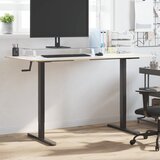  Samostojeći okvir za stol crni (94-135)x60x(70-114) cm čelični | shoptok.hr