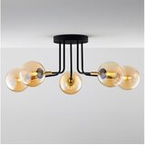 Jupiter 2038 - Luster na šipci BURANO 5xG9/10W/230V crna/zlatna/bež | Eponuda.com