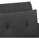  Ljubavni kauč s gumbima Tamnosiva 117 x 67 x 77 cm Bouclé | Eponuda.com
