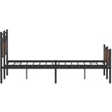 vidaXL Okvir kreveta bez madraca smeđi hrast 150x200 cm izrađeno drvo | shoptok.hr