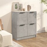  Komoda siva boja betona 60x30x70 cm od konstruiranog drva | shoptok.hr