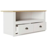 MID.YOU Nizka Omarica Balusa, Bela, Barva Hrasta | Shoptok.si