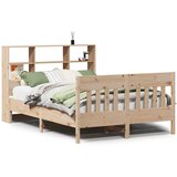 vidaXL Posteljni okvir brez vzmetnice 140x190 cm trdna borovina, (21607913) Cene