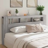  LED uzglavlje boja hrasta 200x18,5x103,5 cm konstruirano drvo | Eponuda.com
