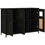 Komoda crna 100x35x70 cm od konstruiranog drva | shoptok.hr