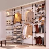  Teleskopski sustav ormara sa šipkama i policom aluminijski | shoptok.hr