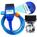 aermotor BMW diagnostični kabel, IN-PA Ediabas združljivost, FT232RL čip tehnologija, modra, (5000156885) | Shoptok.si