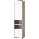 CARRYHOME stoječ regal 49/201/46 cm naravne barve, bela | Shoptok.si