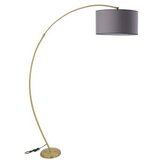 Opviq Mısra Eskitme Lambader Silindir Koyu Gri Abajurlu Anthracite Floor Lamp | Eponuda.com