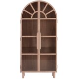 Jotex Vitrina u dekoru jasena u svijetloj prirodnoj boji 90x195x40 cm Sandor – | shoptok.hr