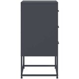vidaXL Nočna omarica 2 kosa antracit 36x39x78 cm jeklo | Shoptok.si