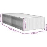 vidaXL Okvir za krevet smeđesivi 80x200 cm od tkanine | shoptok.hr