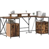  Stol Dimljeni hrast 182 x 101 x 87,5 cm Konstruirano drvo | Eponuda.ba