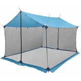 vidaXL Zaštitna platna za kampiranje s mrežastim zidovima Plava - Plava 340 x 260 x 220 cm Cijene