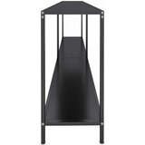  Konzolni stol crni 200 x 35 x 75,5 cm od kaljenog stakla | shoptok.hr