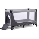 Kinderkraft putni krevetić LEODY, siva | shoptok.hr