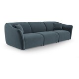 Cosmopolitan Design Modra žametna sedežna garnitura 292 cm Tokyo – | Shoptok.si