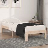 Maison Chic Posteljni okvir - Enojna postelja - Postelja za odrasle trden les 75x190 cm-J15468, (21766271) | Shoptok.si