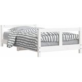  Okvir za dječji krevet bijeli 80 x 160 cm od masivne borovine | shoptok.hr