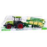  Poljoprivredni traktor sa zeleno-žutom prikolicom, zeleni 50 cm | shoptok.hr