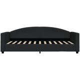  Dnevni krevet crni 90 x 200 cm od tkanine | shoptok.hr