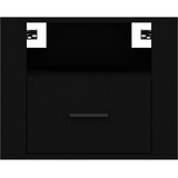  Zidni noćni ormarići 2 kom Crna 50x36x40 cm | shoptok.hr