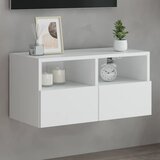  Zidni TV ormarić bijeli 60 x 30 x 30 cm od konstruiranog drva | Eponuda.ba
