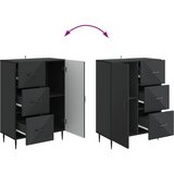  Kreveta s ladicama Crna 66 x 34,5 x 89,5 cm Konstruirano drvo | shoptok.hr