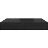  Okvir kreveta za pohranu Crni hrast 200x200 cm | shoptok.hr