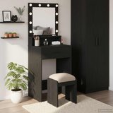  Toaletni stol Crni hrast 50 x 41 x 135 cm Konstruirano drvo Cijene