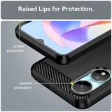 Techsuit Carbon Silicone maska za Honor X7b – crna | shoptok.hr