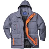 MONSUN Kišna jakna postavljena Contrast/ siva Cene