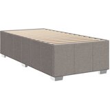  Krevet s oprugama i madracem smeđesivi 100 x 200 cm od tkanine | shoptok.hr
