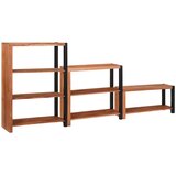  Polica 3 pcs Smeđa 80 x 30 x 110 cm Čvrsto drvo akacije | shoptok.hr