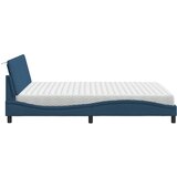 Krevet s madracem Hanko plavi 160x200 cm od tkanine | Eponuda.com