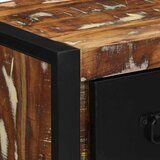 vidaXL Nočna omarica Multicolor 40x35x40 cm Masivni les Reclaimed | Shoptok.si