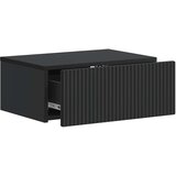  Stenski nočni omarici s predalom 2 pcs Črna 49 x 34,5 x 20 cm, (5000209737) | Shoptok.si