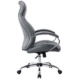 Cantus pisarniški stol kovina, umetna masa, tekstil siva, barve kroma | Shoptok.si